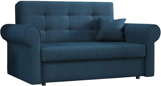 Ecksofa und Wohnlandschaft – Viva Silver, mit Bettkasten, mit Schlaffunktion, mit Armlehnen, mit Kissen, 2 Sitzer, 2-Sitzer