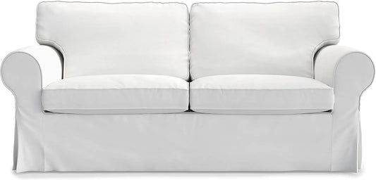 IKEA Sofa — MASTERS, aus Polyester, 2-Sitzer, 179 × 88 × 88cm, weiß