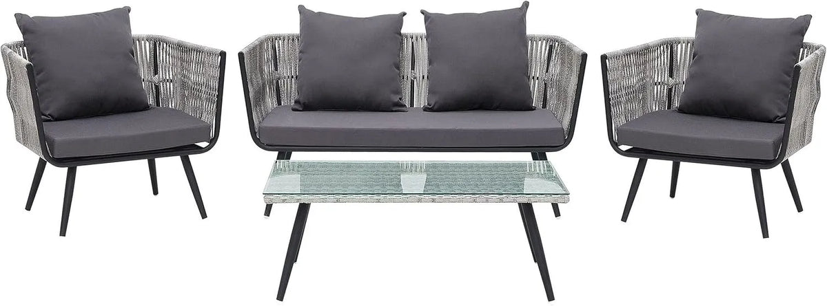 Gartenmöbel-Set und Lounge-Set – aus Polyrattan