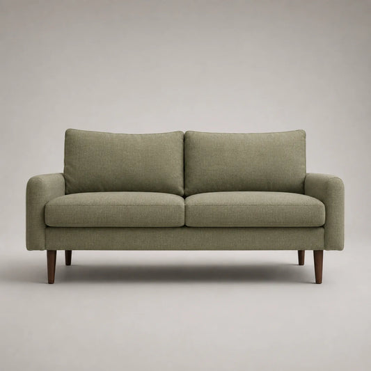 2-Sitzer Sofa mit Polyestermischgewebe in Grün, 200 cm