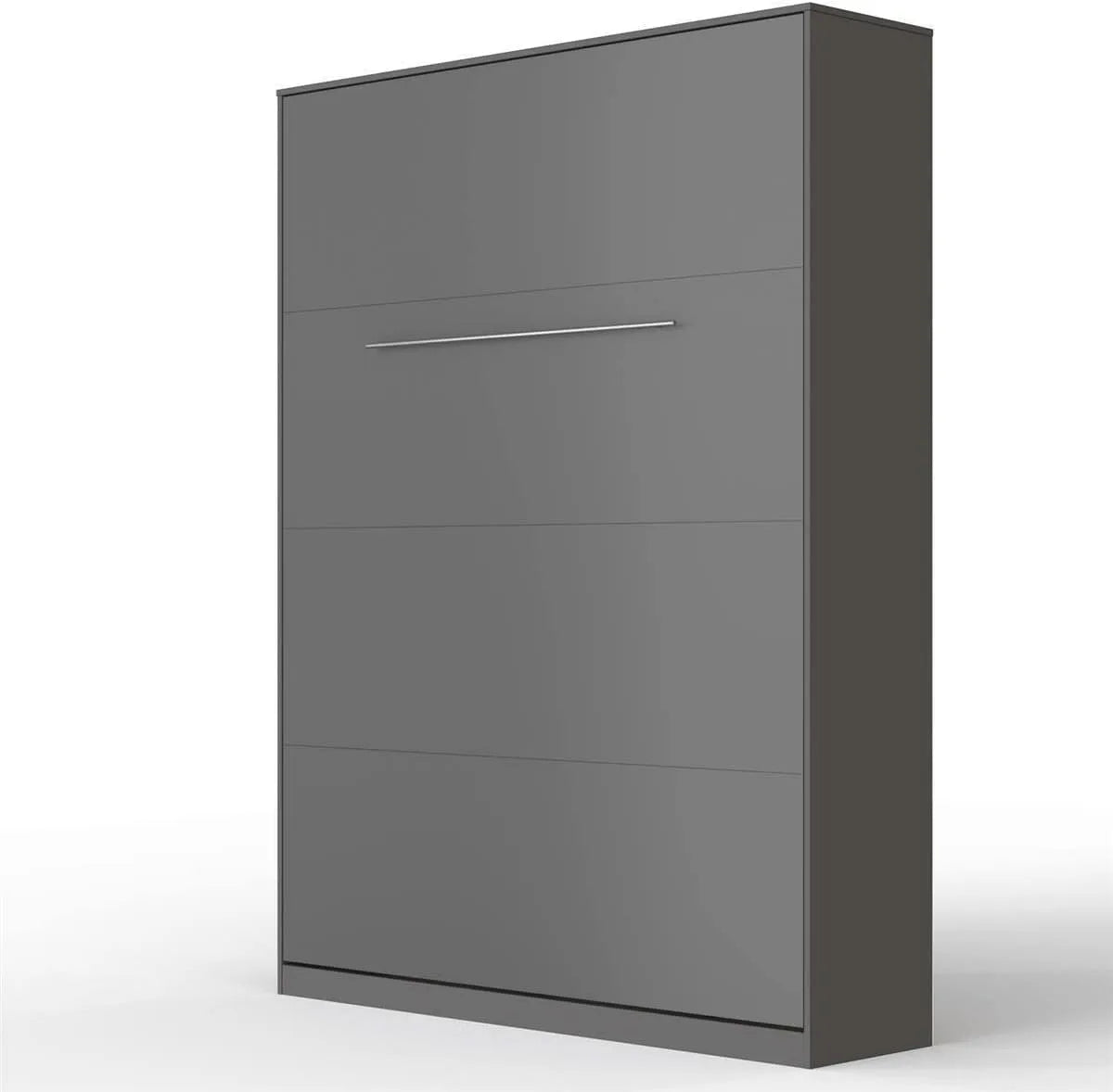 SMARTBett Schrankbett Standard Anthrazit 140 Vertikal