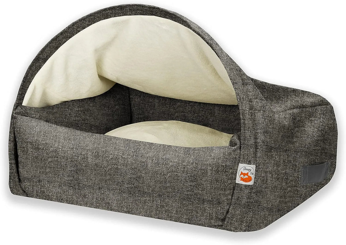 Hundezwinger — mit Chenille-Bezug, 65w, grau