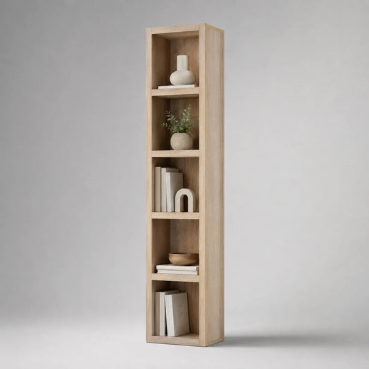 Hohes Bücherregal aus Massivholz 180cm