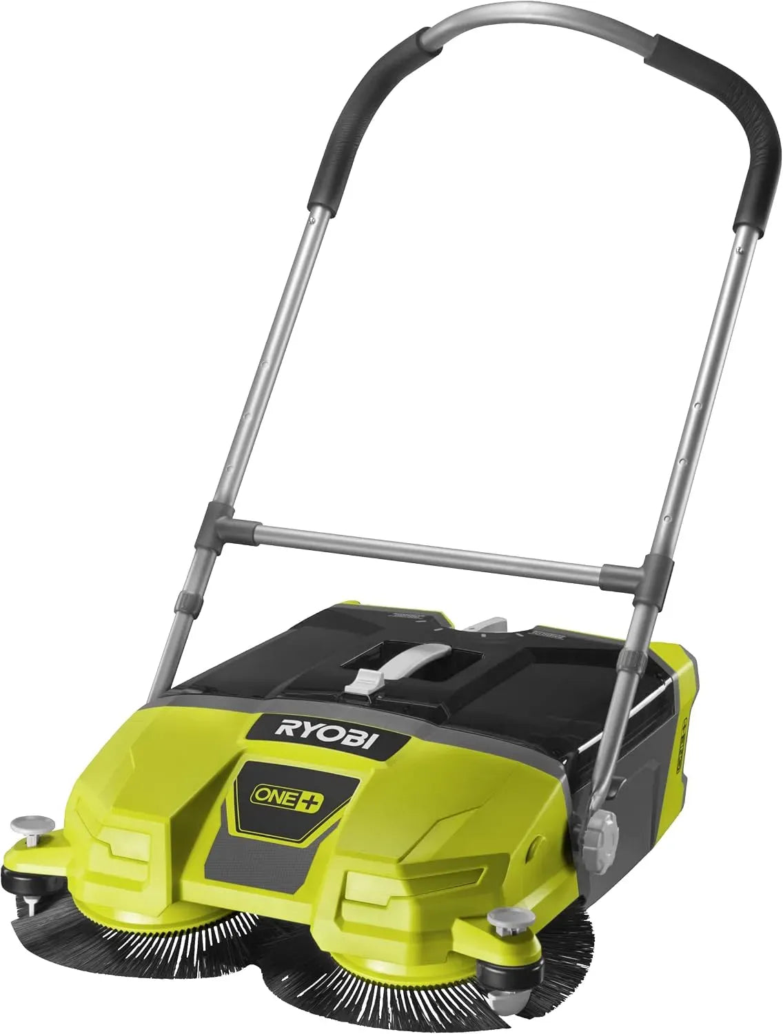 RYOBI 18 R18SW3-0 Akku-Kehrmaschine, Auffangbehälter, Kickschalter, Ladegerät, Bodenkehrmaschine, 53 cm, 17 L, 18 V, kabellos