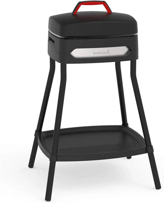 Elektrogrill, Standgrill, Tischgrill, elektrischer Tischgrill, Schwarz