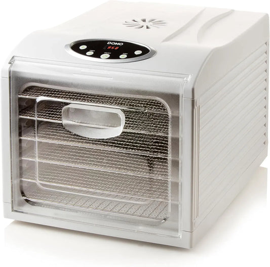Wäschetrockner, 500 W, DOMO DO353VD, Edelstahl, 6 Regale