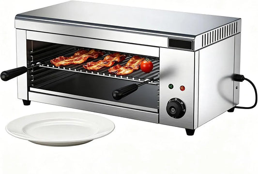 Küchengerät, Grill, 2000 W, 50 bis 300 °C, 2 Temperaturzonen
