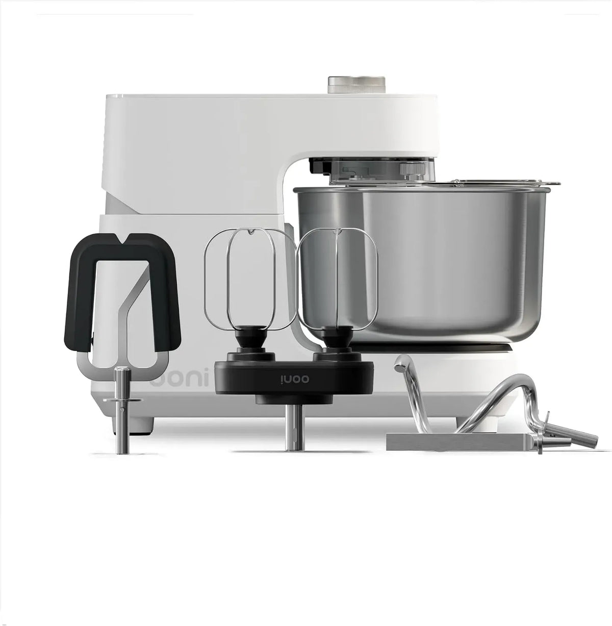 Teigmaschine, Ooni Halo Core Spiralkneter 4,8 L Teigmaschine Polarweiß, 4,8 L