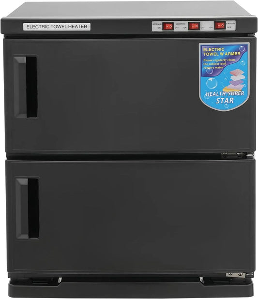 2-stufiger Handtuchwärmer, 50 L, Wohnzimmergestaltung, Edelstahl, Wärmefunktion, für Salon Spa Hotel Haushalt