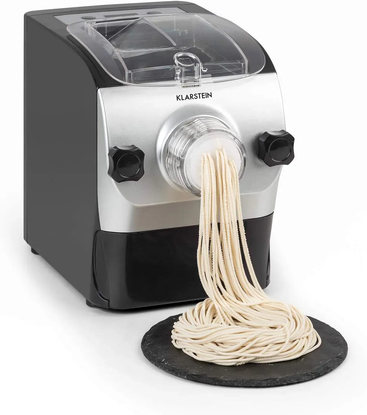 Klarstein 3-Minuten Nudelmaschine, 260 W, 60 dB, Nudelbereiter, leise, LED-Display, 500g Kapazität