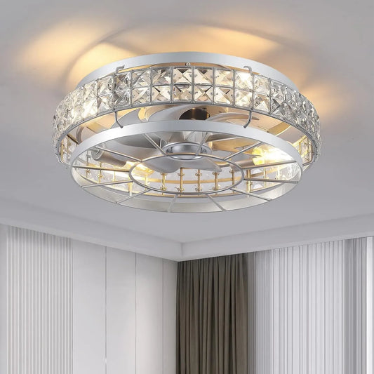 Ventilator, 45,7 cm, 3 Geschwindigkeiten, leise, wendbar, leise und Käfig, SHIHOT