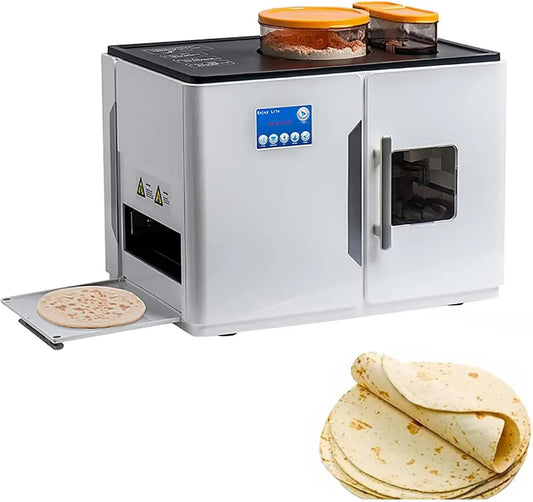 Brotbackautomat, Brotbackmaschine, tragbar, Chapati-Tortilla-Maker, Vollautomatischer Haushalts- Und Tragbarer Chapati-Tortilla-Maker