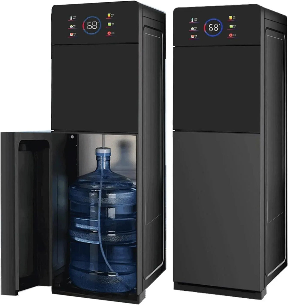 5-stufige Heiß-/Kaltwasserkühler, Wasserspender, Touch-Bedienung, leise, für Zuhause