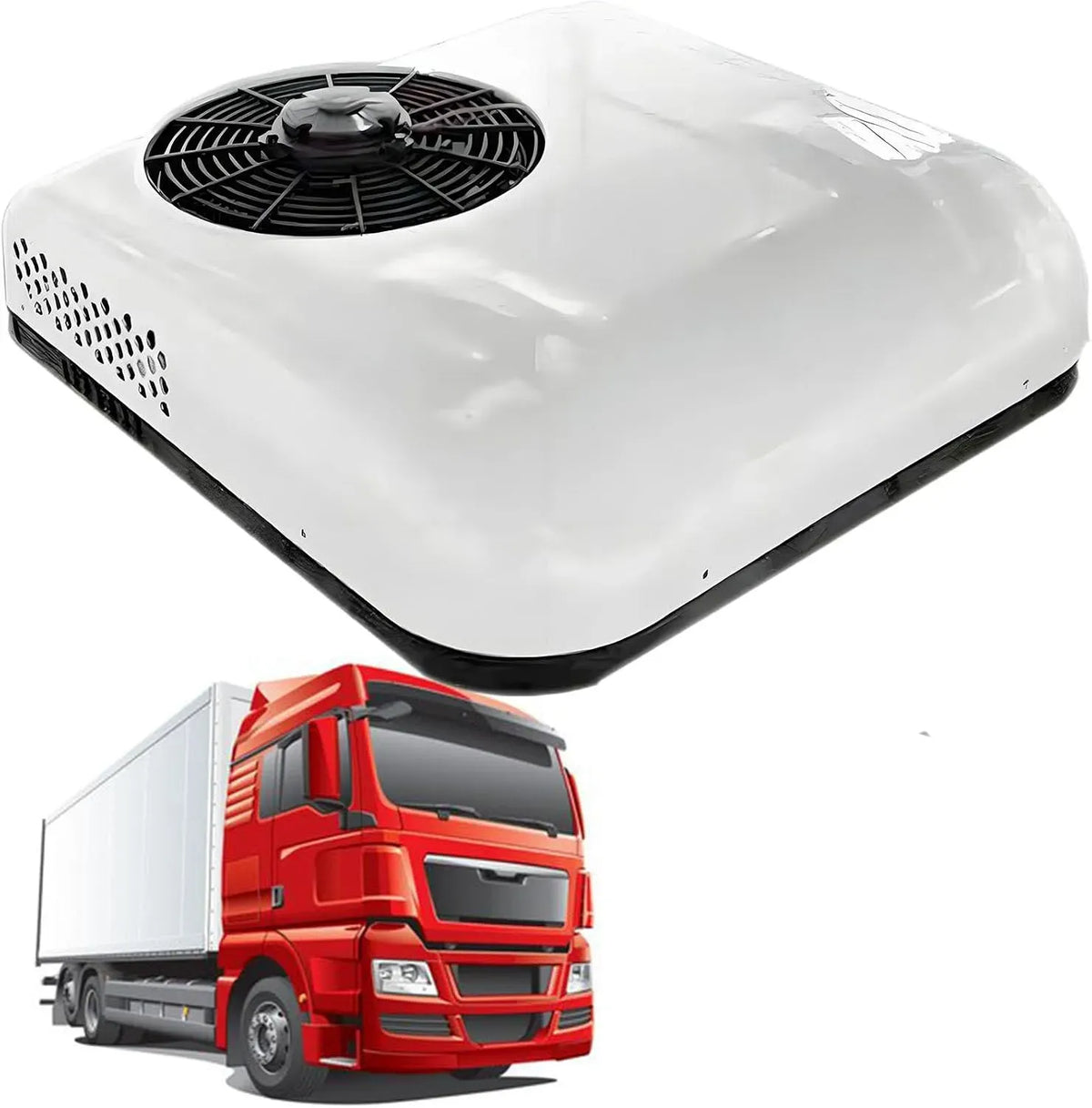Klimaanlage White-24V, 24 V, leise, Weiß, extrem leise für LKWs