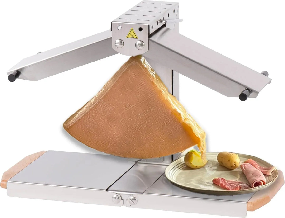 Raclette-Grill, Edelstahl, Wärmefunktion, für Traditionelles Raclette-Erlebnis