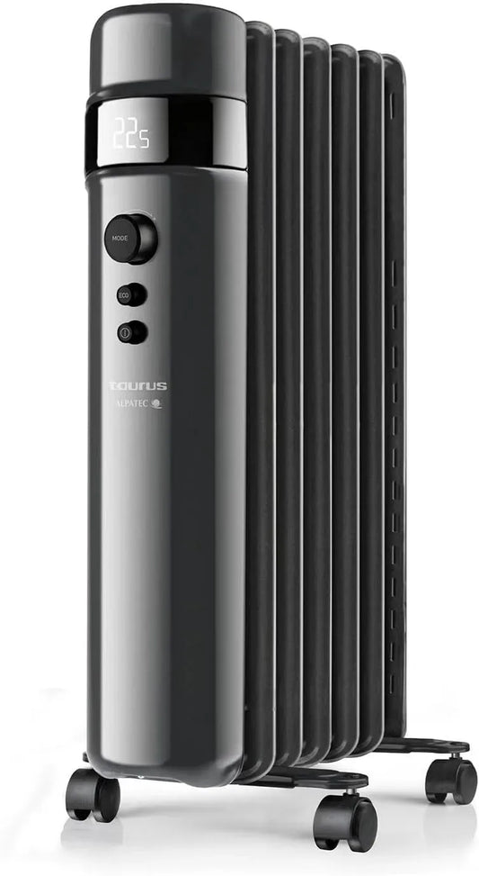 Taurus W 3 1500 Ölradiator 1500 Leistungsstufen 7 Elemente Digitalanzeige Leistungswahl Timer Programmierbar ECO-Modus Einstellbare Temperatur von 5