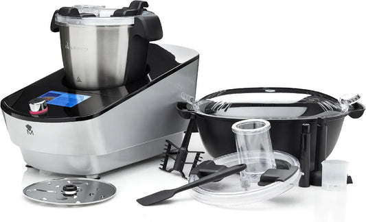 Küchenmaschine, 3.5 L, 1000 W, 12 Programme, Touch-Bedienung, Dampf, LED Touch Control, inklusive Dampffunktion, MasterPRO BY CARLO CRACCO