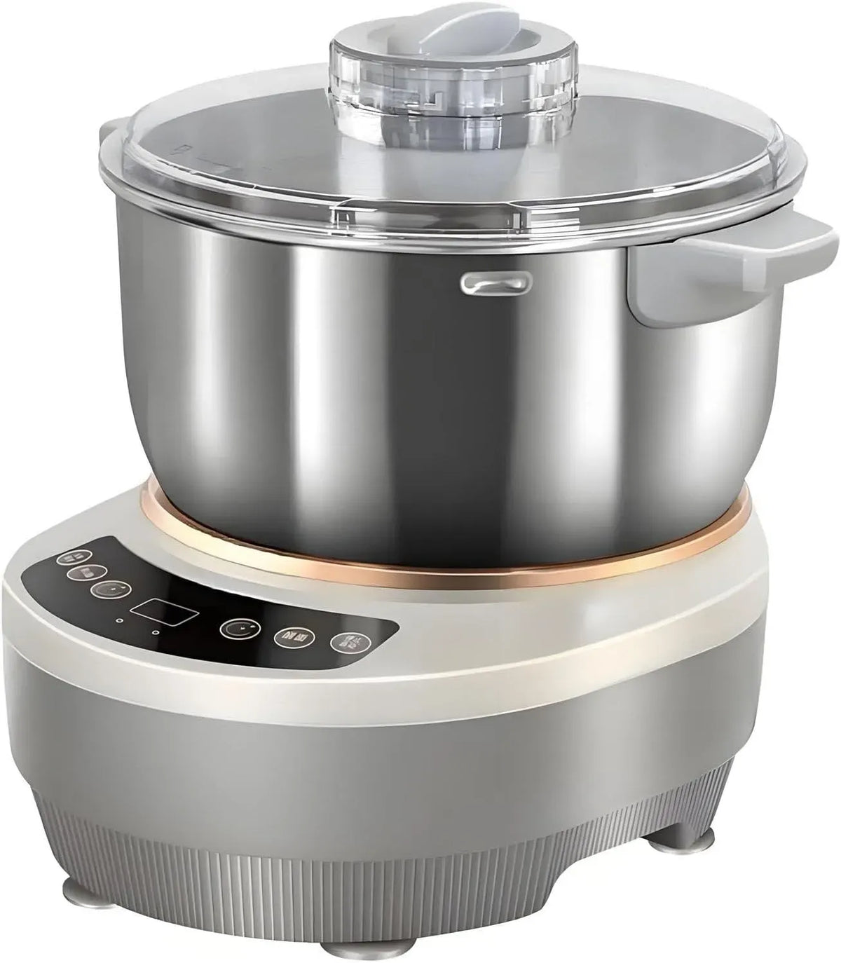 5L/7L Antihaft-Teigknetmaschine, Teigmaschine, 7 L, 5 L, Touch-Bedienung, Timer, Pizza, Antihaftbeschichtung, Edelstahl, für Brot