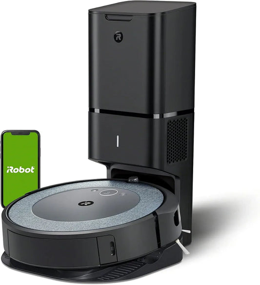 Saugroboter, iRobot i3552, App, Roomba i3+, 2 Gummibürsten
