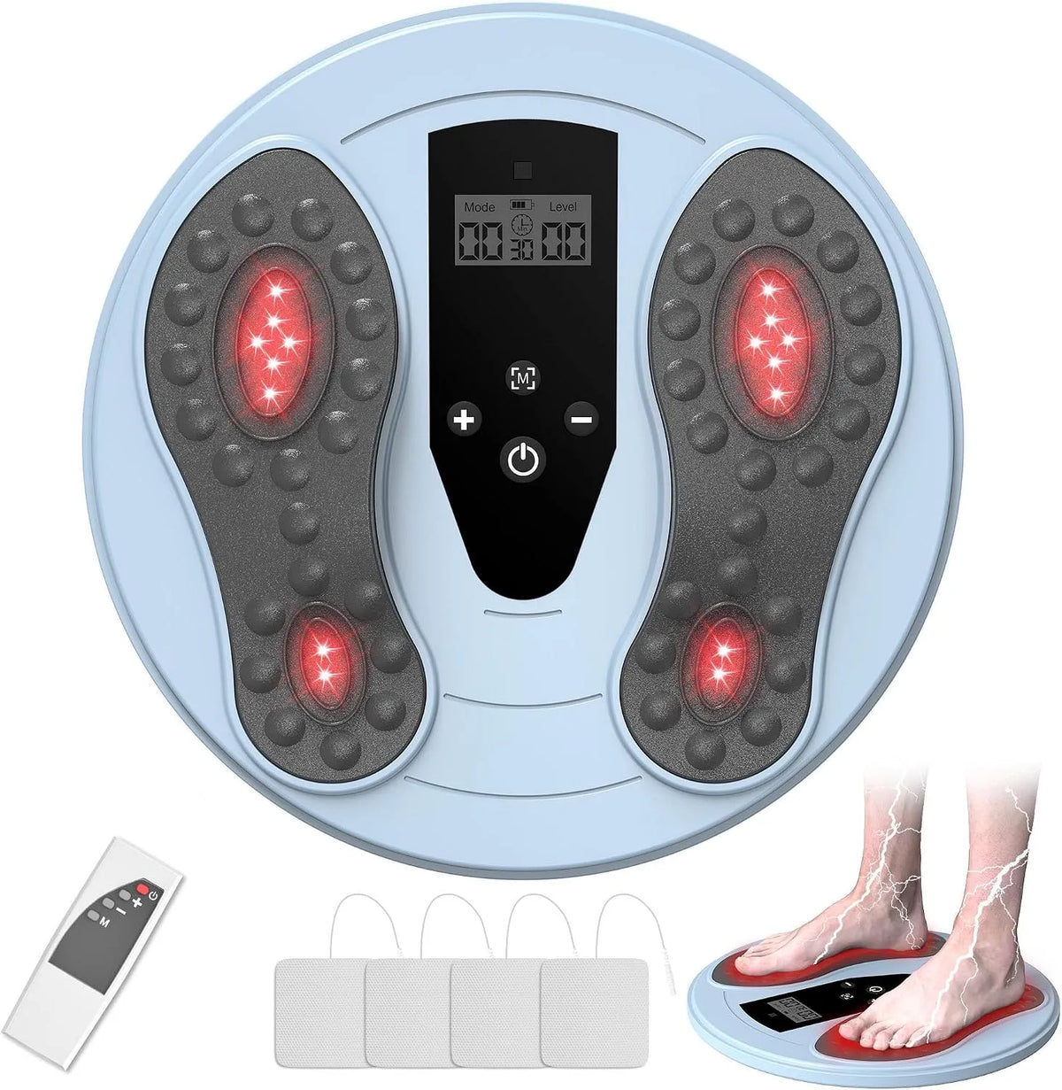 660+850NM Fußmassagegerät, Medic Durchblutungs-Stimulator Beine & Füße mit Rotlichttherapie