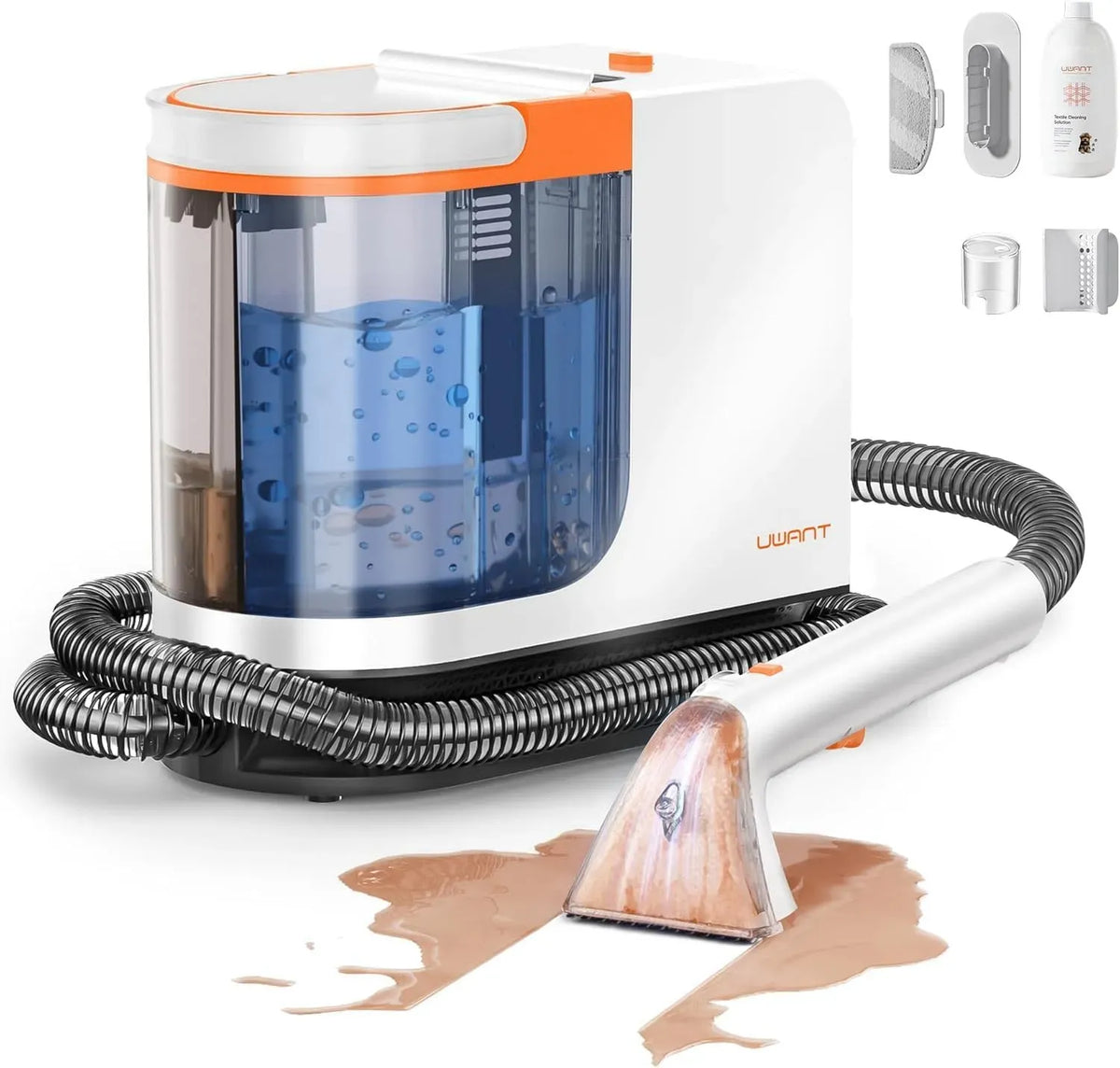B300Pro Polsterreiniger Gerät, Teppichreiniger, Waschsauger, Nasssauger, Teppich- und Polsterreinigungsgerät, 18Kpa, leise, Uwant