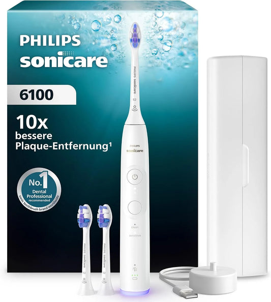 Philips HX7400/02 Zahnbürste, Elektrozahnbürste, Timer, IPS-Panel, Weiß