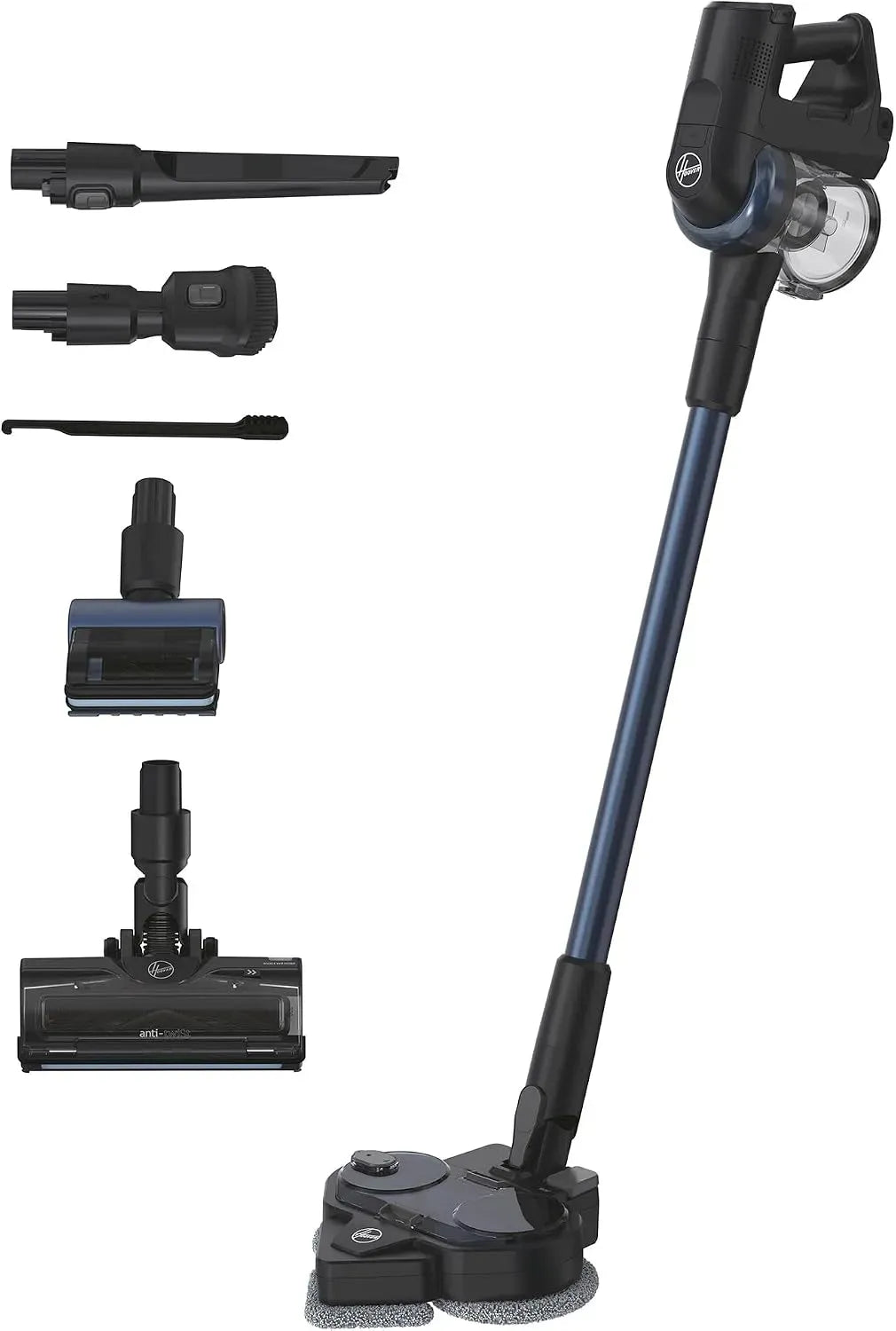 Hoover HF410YP3 Staubsauger, helle LED-Leuchten, Flexible Lenkung