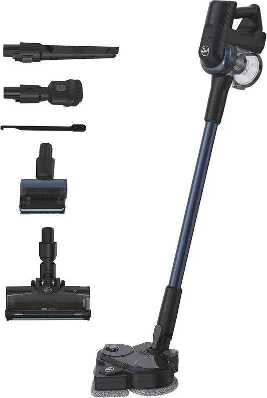 Hoover HF410YP3 Staubsauger, helle LED-Leuchten, Flexible Lenkung
