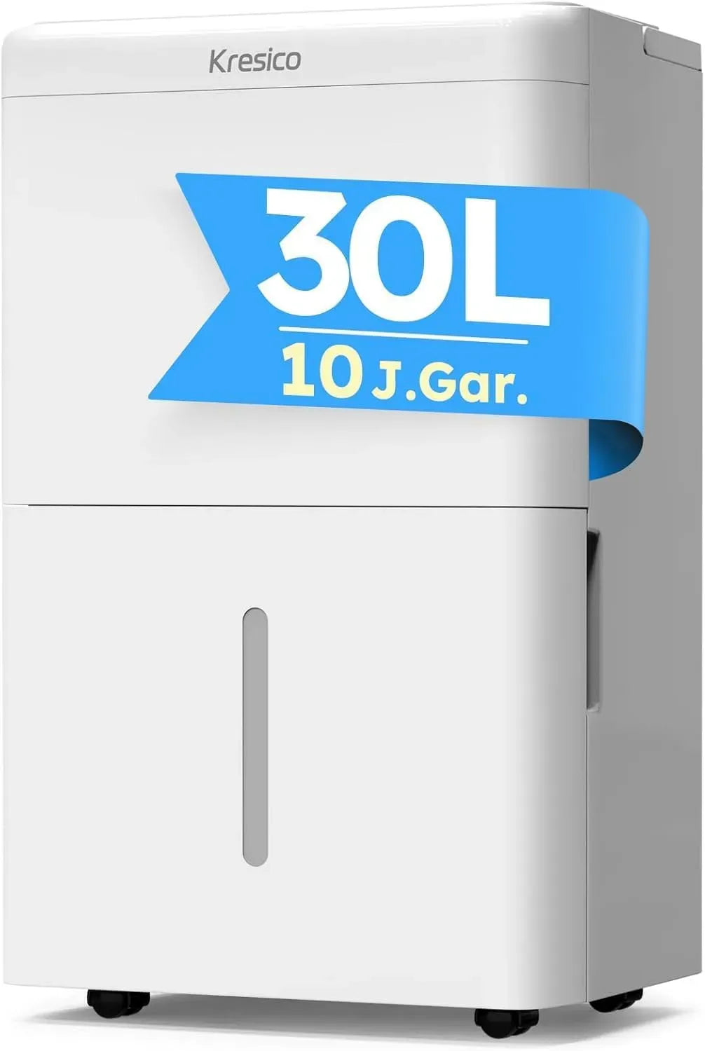 Luftentfeuchter, 30 L, 40 dB, Timer, 10 J, Raumentfeuchter, Kresico xWolei Luftentfeuchter elektrisch 30L
