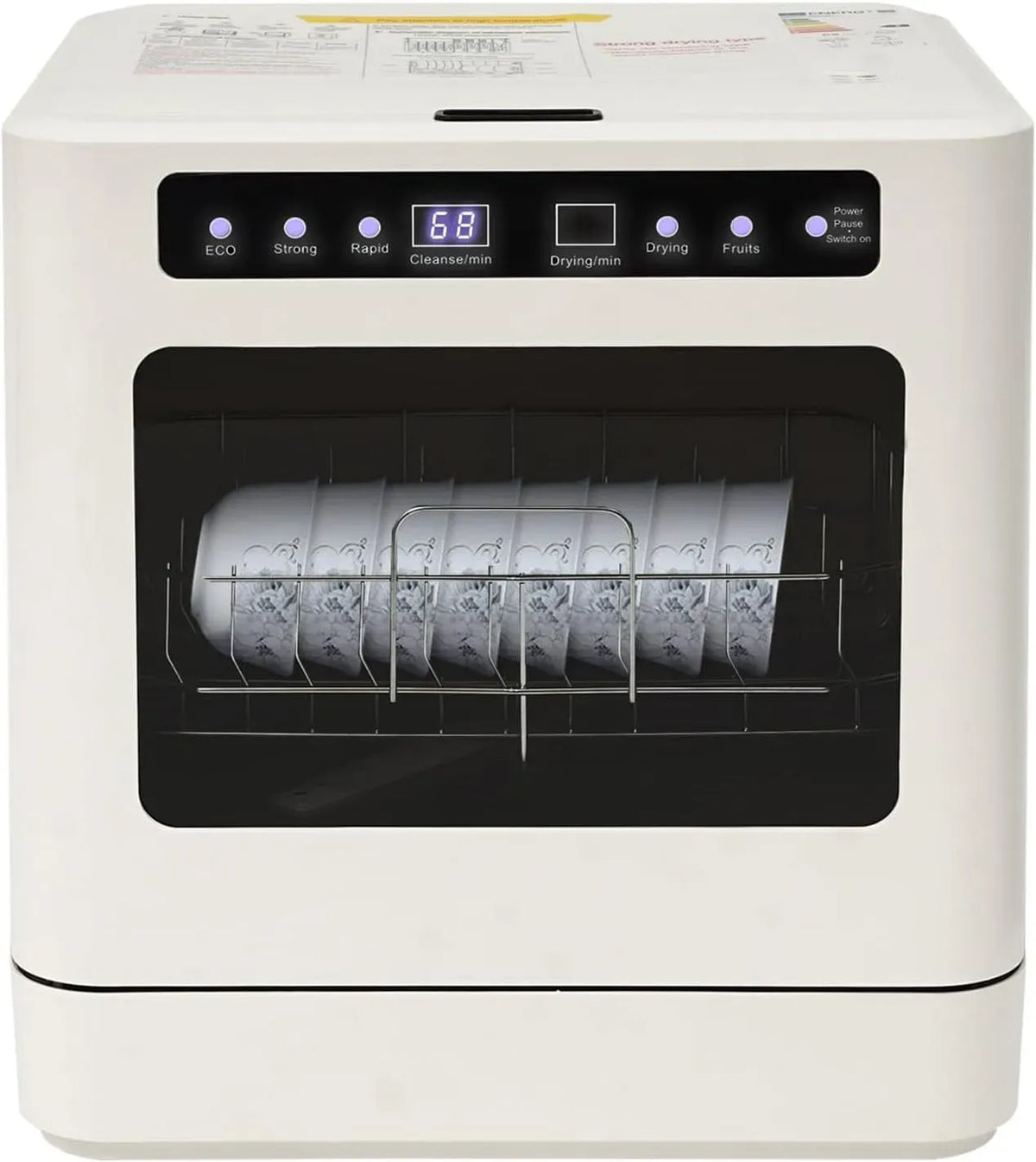 Geschirrspüler, 800 W, Spülmaschine, freistehend