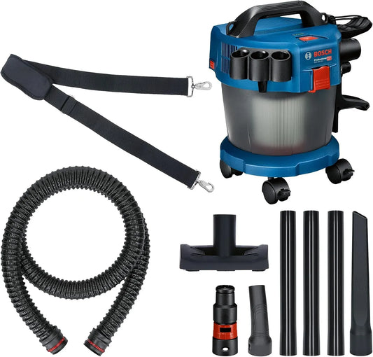 Bosch PRO 18V 18V-10 Staubsauger, 10 L, 18 V, 1,6 m Schlauch, 3 Verlängerungsrohre