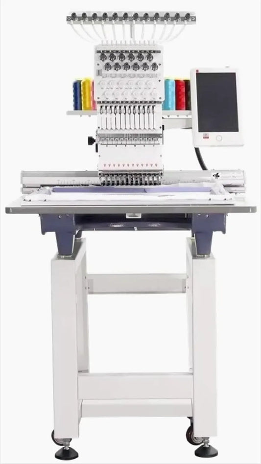 Stickmaschine, Stickautomat, für Sportbekleidung und Uniformen