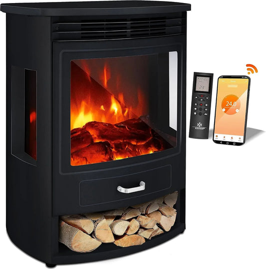Elektroheizung, 1900 W, Timer, WLAN, Thermostat