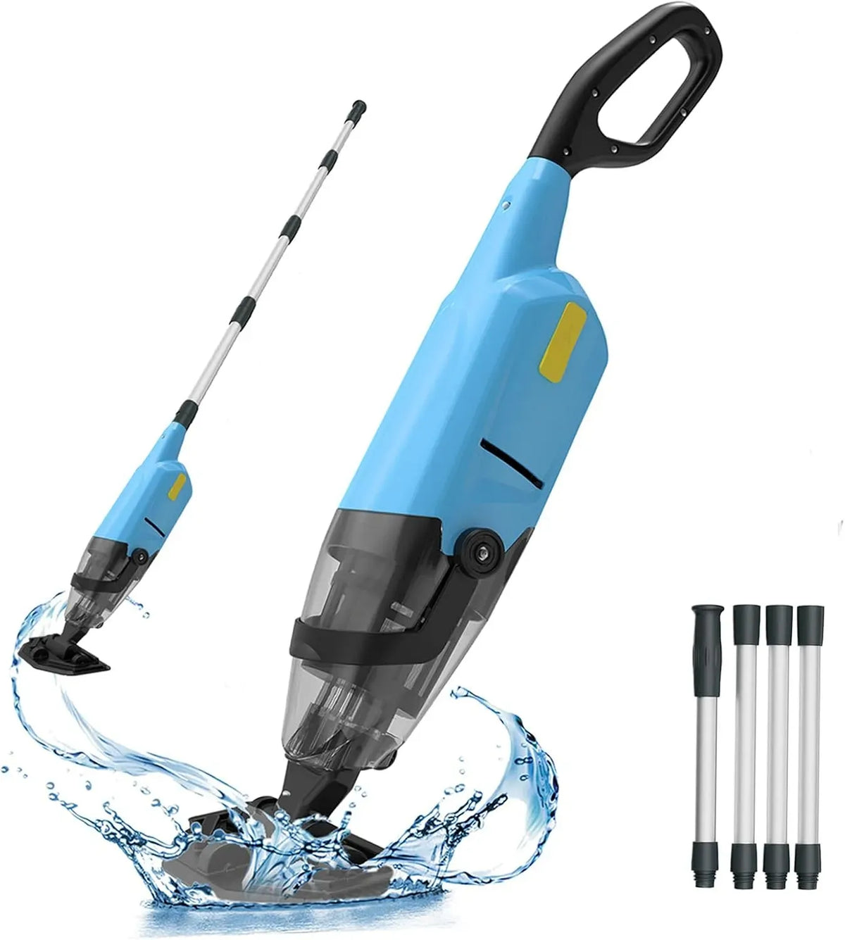 Whirlpool Poolreiniger, Bodensauger, Poolsauger, Akku, 160 cm, 4088 L/h, kabellos, für oberirdische Pools/Spas Whirlpool