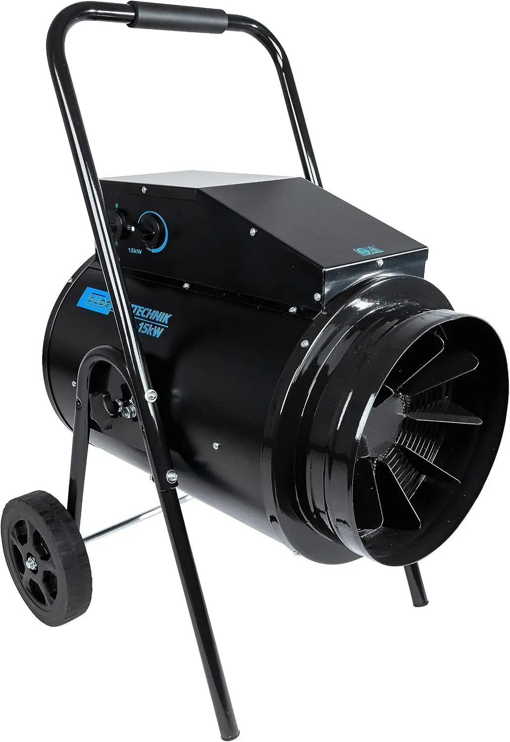 Ventilator GEH 15, 15000 W, 400 V, 300 m³/h, Thermostat, 7500/ 000 W, 000 W Heizleistung, stufenloses Thermostat, 2 Heizstufen