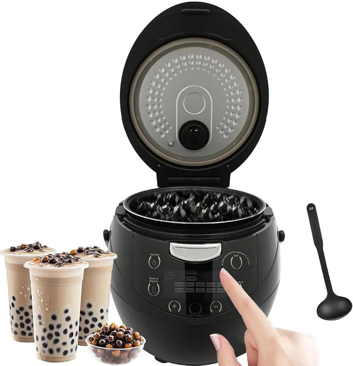 Antihaft-Kochbereiter, Cooker, 8 L, Warmhaltefunktion, Antihaftbeschichtung, Wärmefunktion, für Milchtee und Dessertläden