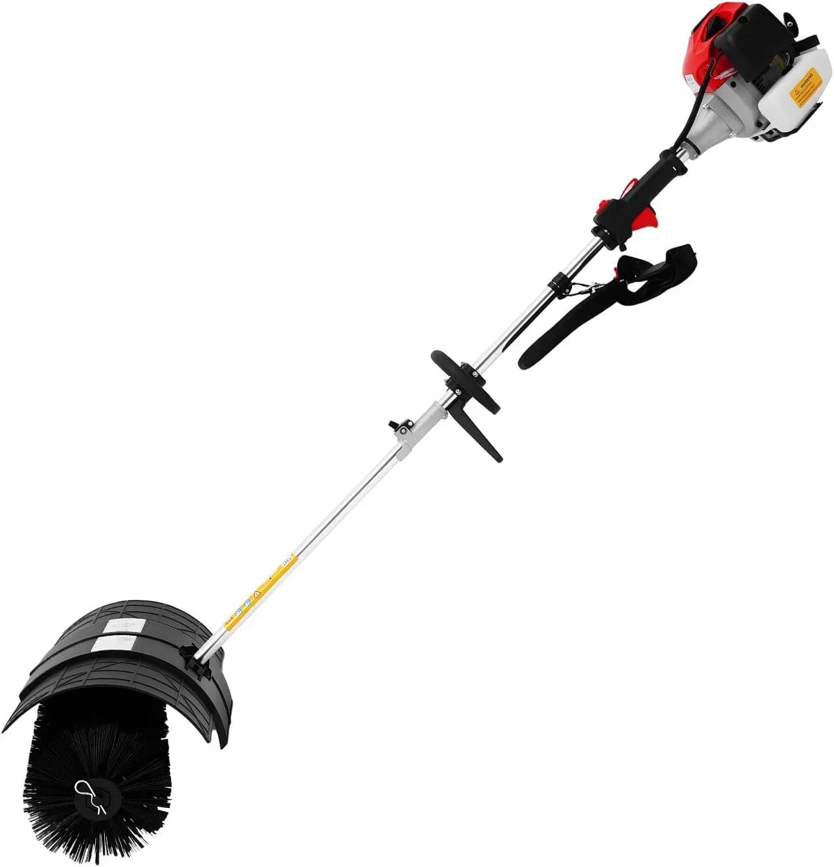 52CC 2-Takt Kehrmaschine, Kehrgerät, Bodenkehrmaschine, 1,7 kW, tragbar, für Einfahrt Gehweg Hof Garten Reinigung