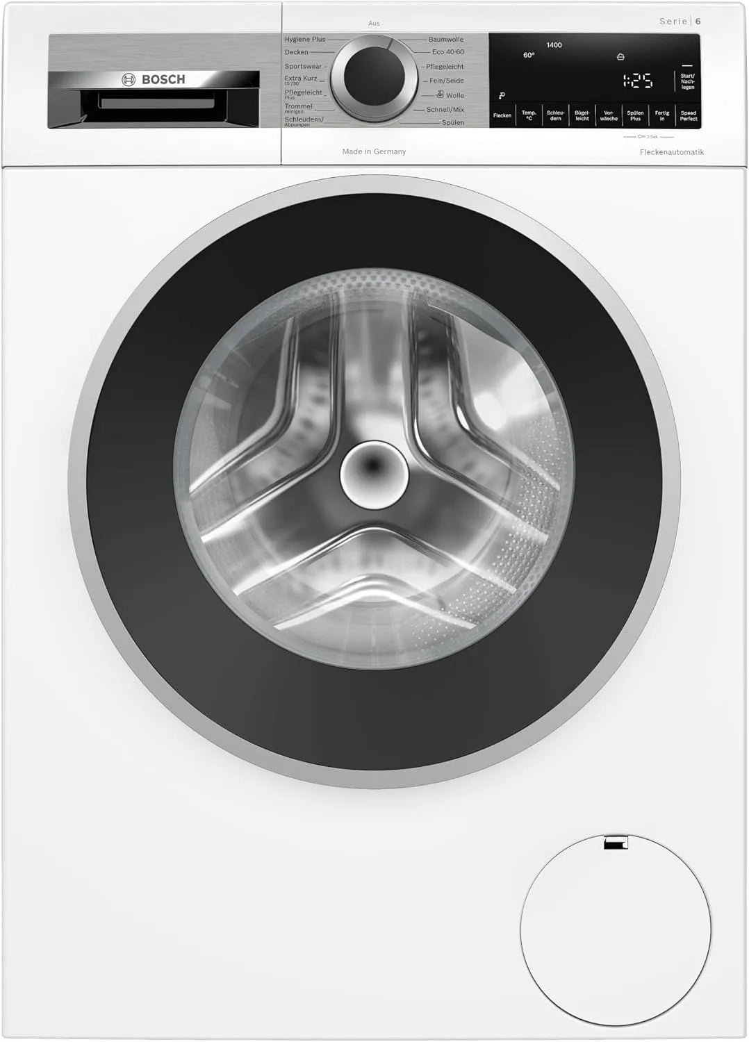 Bosch Serie 6 WGG244120 Waschmaschine, 9 kg, leise, vibrationsarmes Design für leisen Lauf