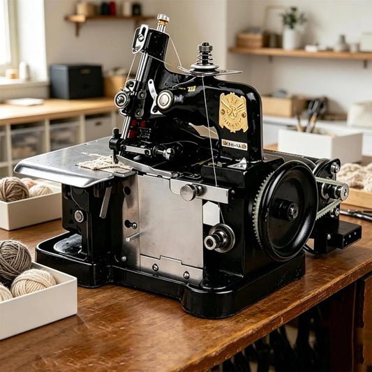 Overlock-Nähmaschine, elektrische Nähmaschine, Schwarz