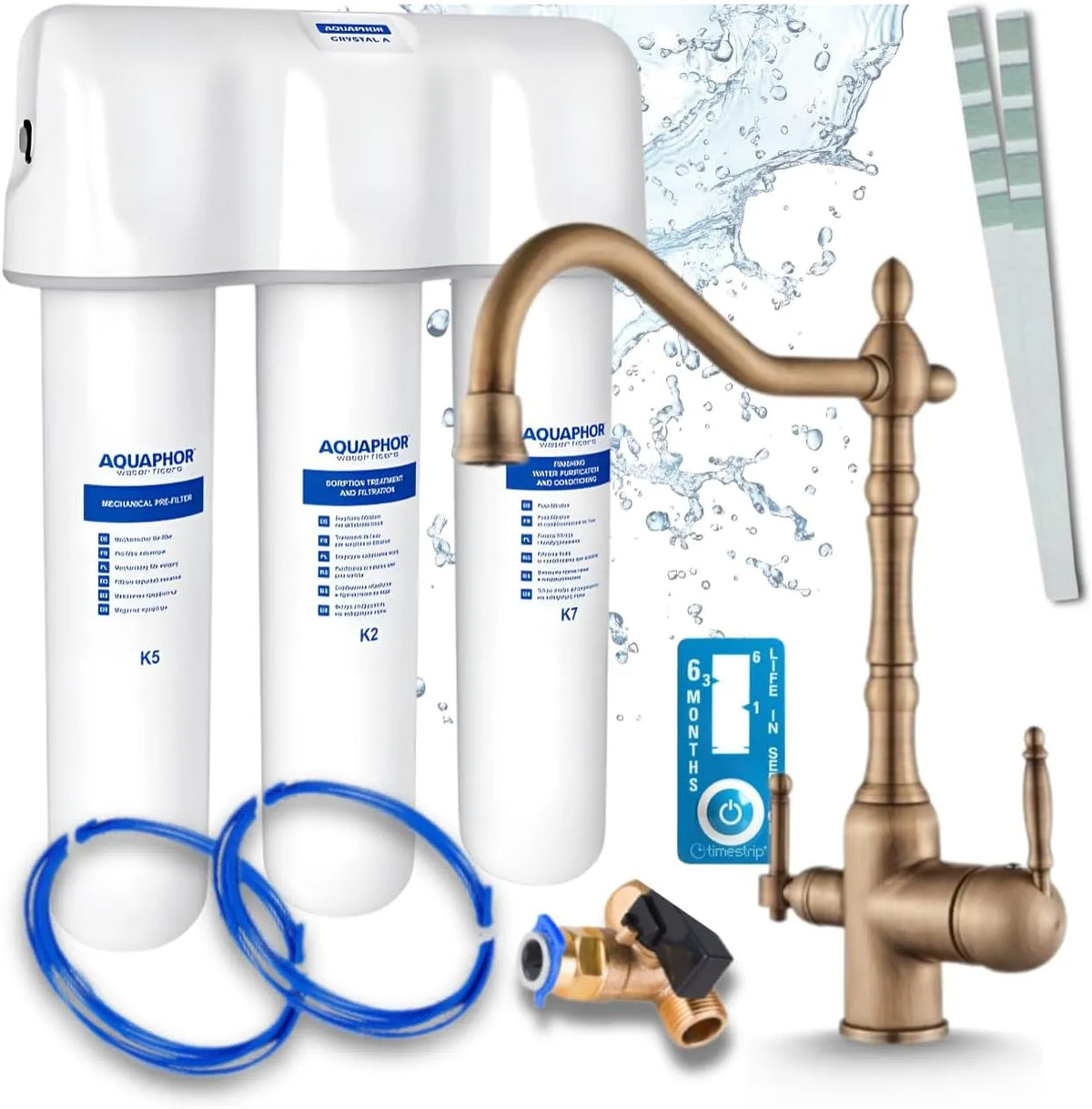 Küchenarmatur, Ari 3-Wege, Spültischarmatur und Wasserhahn