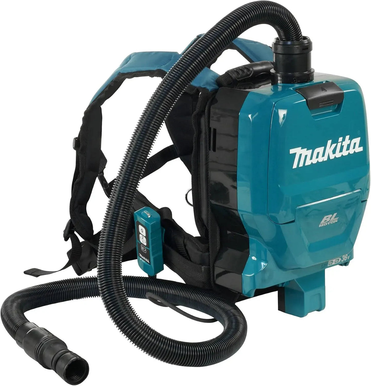 Makita DVC260ZX Vx2 Staubsauger, Schwarz, elektrisches Staubsauggerät, DVC260ZX Staubsauger-Rucksack 18 Vx2 Bl Schwarz