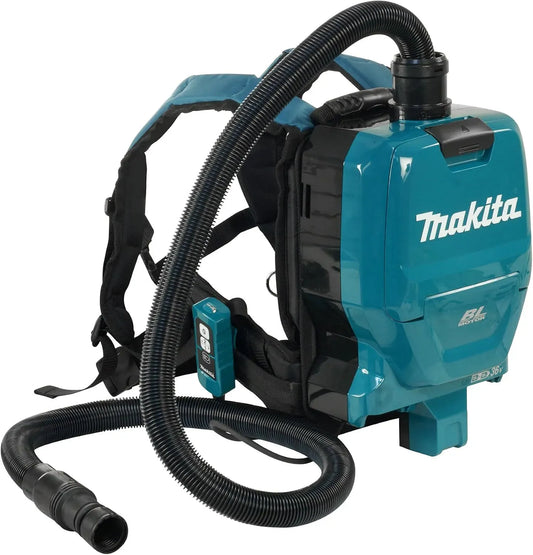 Makita DVC260ZX Vx2 Staubsauger, Schwarz, elektrisches Staubsauggerät, DVC260ZX Staubsauger-Rucksack 18 Vx2 Bl Schwarz