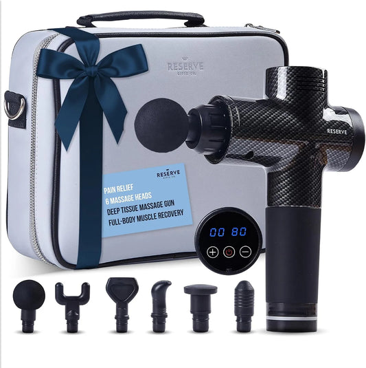 Tiefengewebe-Rückenmassagegerät, Massagepistole, Tragetasche, Motor, Muskelmassagegerät, leise, für Ehefrau