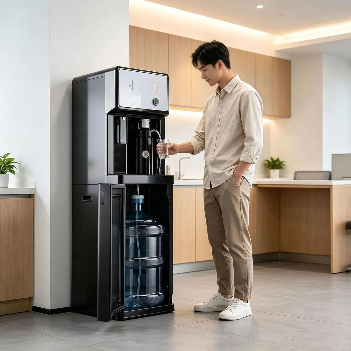 Wasserspender, leise, für Home Office, leiser
