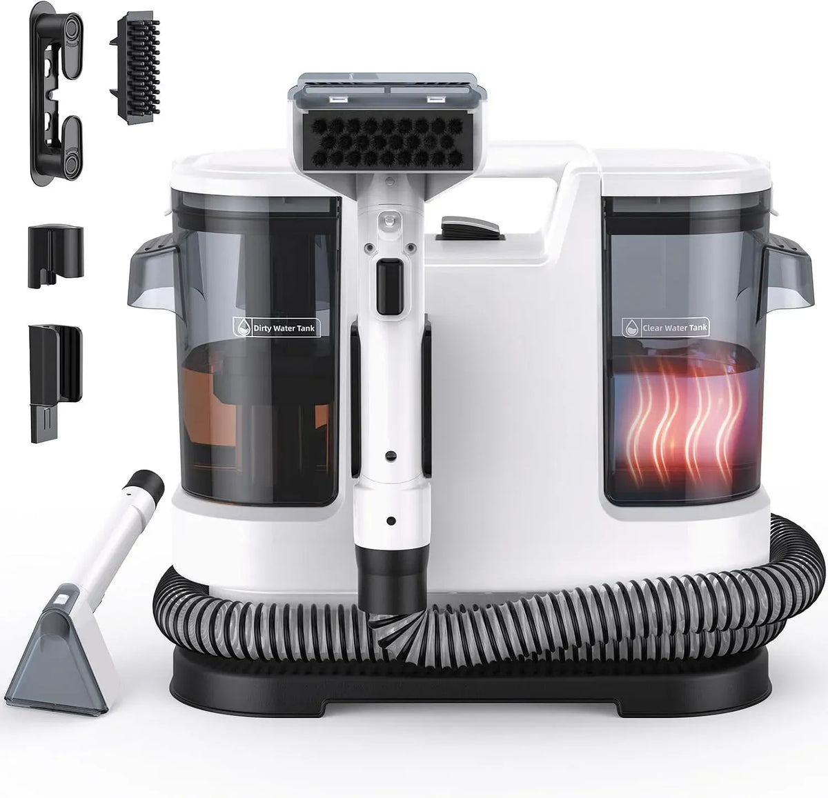 600W+800W 2-in-1 Upholstery Cleaner, 600 W, 800 W, 15KPa