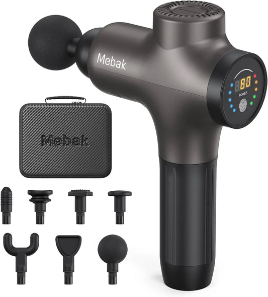 3200U/min 2600mAh Massagepistole, Massagegerät, Akku, Muskelmassagegerät, elektrisches Handmassagegerät, 12 MM, tragbar, 5 Stufen, kabellos