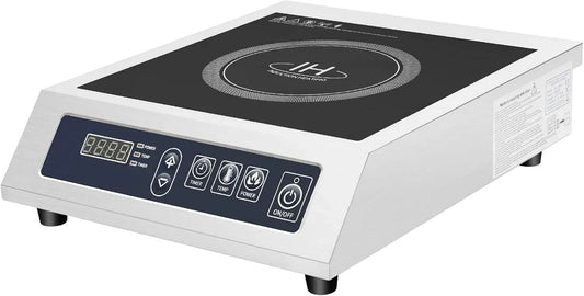 Induktionskochfeld, 3500 W, 60 bis 300 °C, Induktionsplatte, Einzel 24-Stunden-Timer