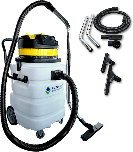 Staubsauger, 90 L, 2000 W, elektrisches Staubsauggerät, Doctor San