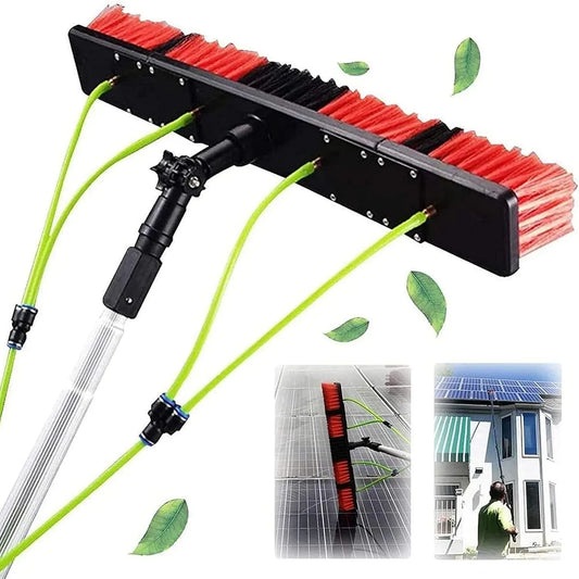 Solarpanel-Reinigungsgerät, Teleskopbürste, Wasserzufuhr, für Die Fensterreinigung