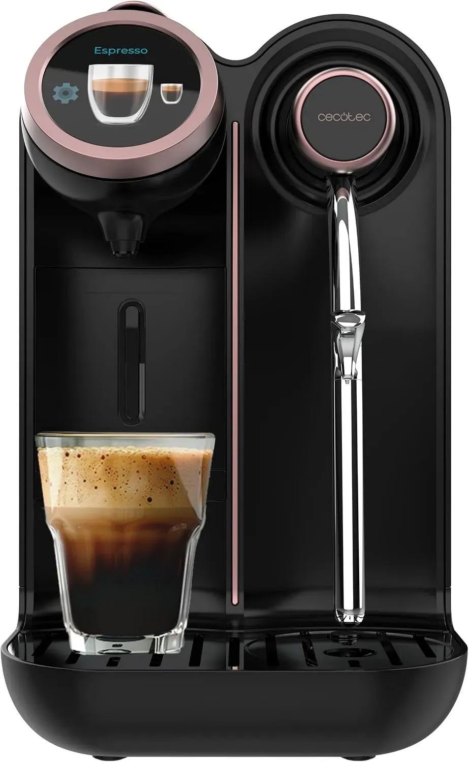 Cecotec Kaffeemaschine, 1400 W, 20 Bar, Kaffeebereiter, Kapsel Kaffeemaschine Power Caps Spin